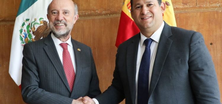 Guanajuato y España mantienen una relación de visión por el futuro
