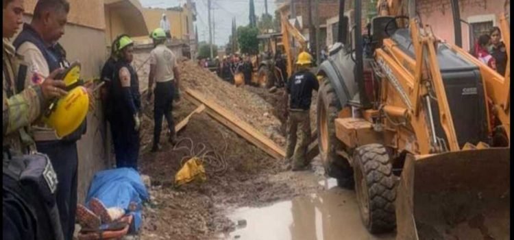 Mueren sepultados dos trabajadores del SAPAL en León