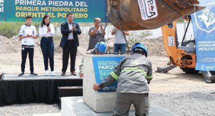 Colocan primera piedra del Parque Metropolitano de León
