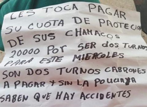 Ahora los delincuentes piden «cuota de protección» en escuelas