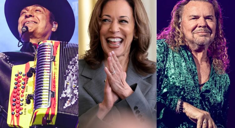 Maná y Los Tigres del Norte se unen a Kamala Harris para impulsar el voto latino