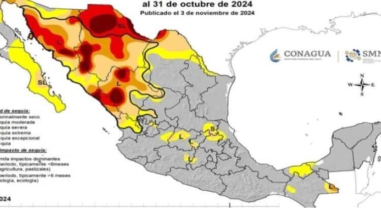 Sequía afecta casi la mitad del territorio nacional