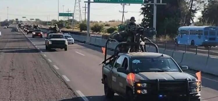 Llegan 300 elementos del Ejército para reforzar la seguridad en Culiacán