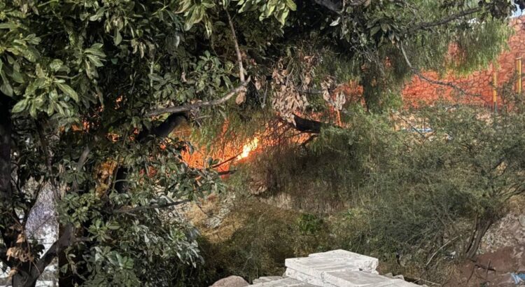 Joven causa incendios en Guanajuato