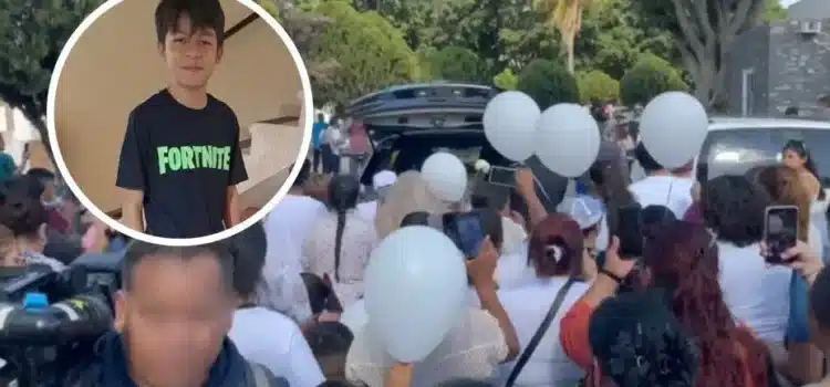 Dan último adiós a Mateo Santiago, niño de 12 años asesinado por un médico