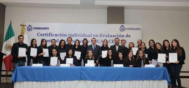 Se consolida Guanajuato como el primer Centro Estatal de Evaluación y Control de Confianza del país en recibir certificación técnica individual