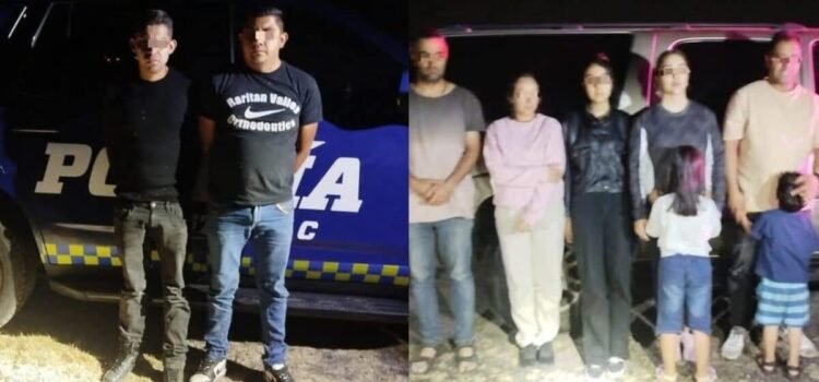 Detienen a 2 hombres por presunto tráfico de migrantes en Guanajuato