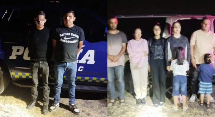 Detienen a 2 hombres por presunto tráfico de migrantes en Guanajuato