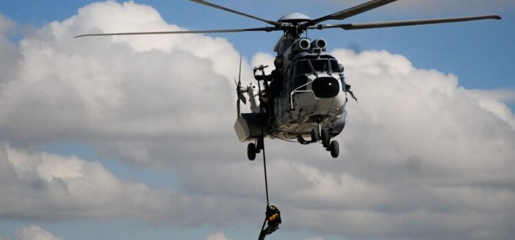 Helicóptero de la Fuerza Aérea Mexicana realiza vuelos de reconocimiento en Guanajuato