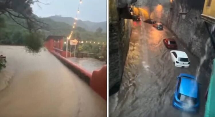 Se desborda presa en Guanajuato capital