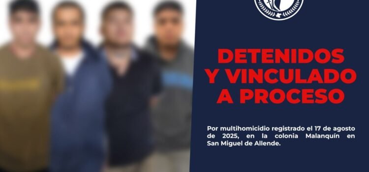 Detienen y procesan a cuatro hombres por el ataque armado en fiesta patronal de San Miguel Allende, Guanajuato