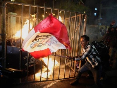 Masivas protestas en Perú