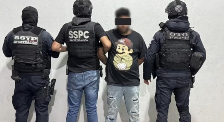 Captura a presunto líder de extorsionadores en Guanajuato Captura a presunto líder de extorsionadores en Guanajuato